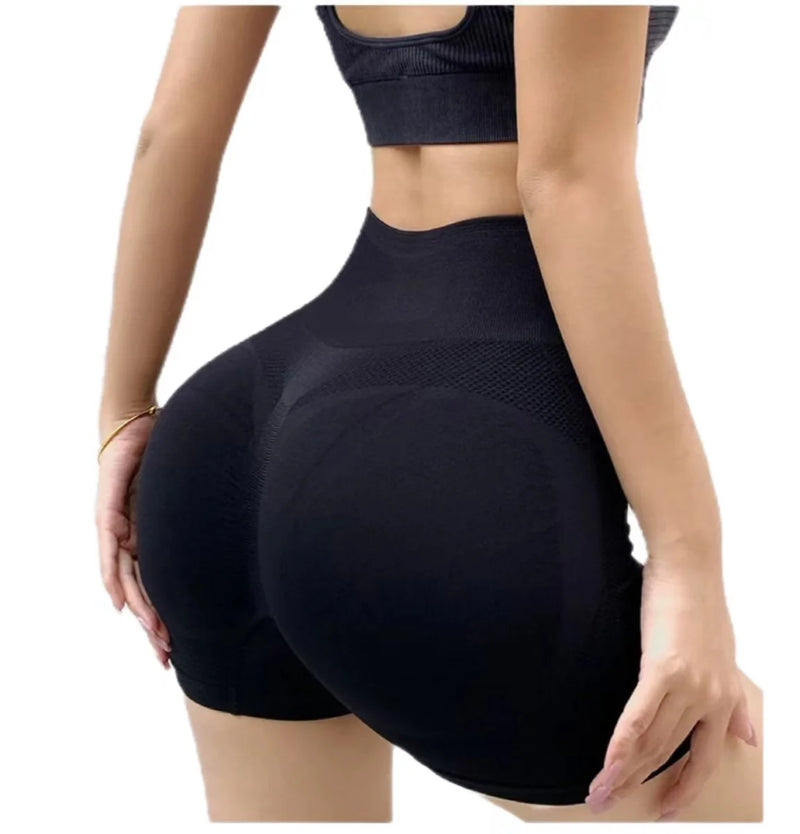 Shorts Modelador Fitness Feminino – Cintura Alta e Efeito Levanta Bumbum