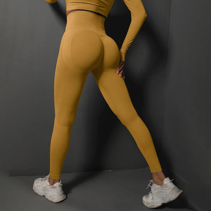 Legging Cintura Alta Sem Costura – Efeito Levanta Bumbum