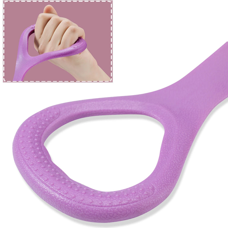 Faixa Elástica de Resistência com Alças – Ideal para Yoga, Pilates e Alongamento