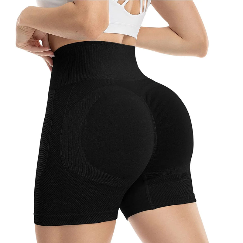 Shorts Modelador Fitness Feminino – Cintura Alta e Efeito Levanta Bumbum