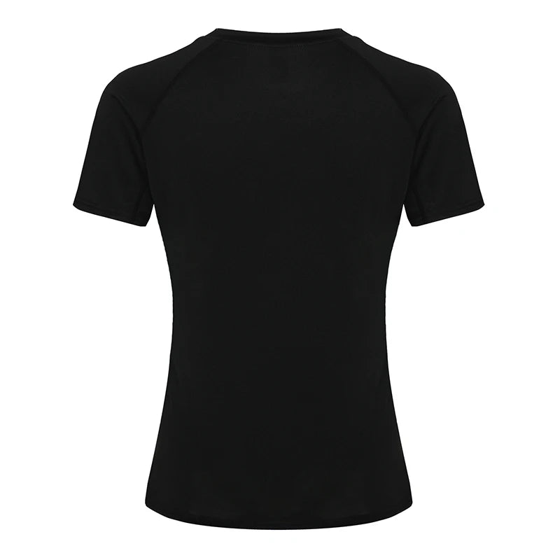 Camiseta de Compressão Feminina Manga Curta