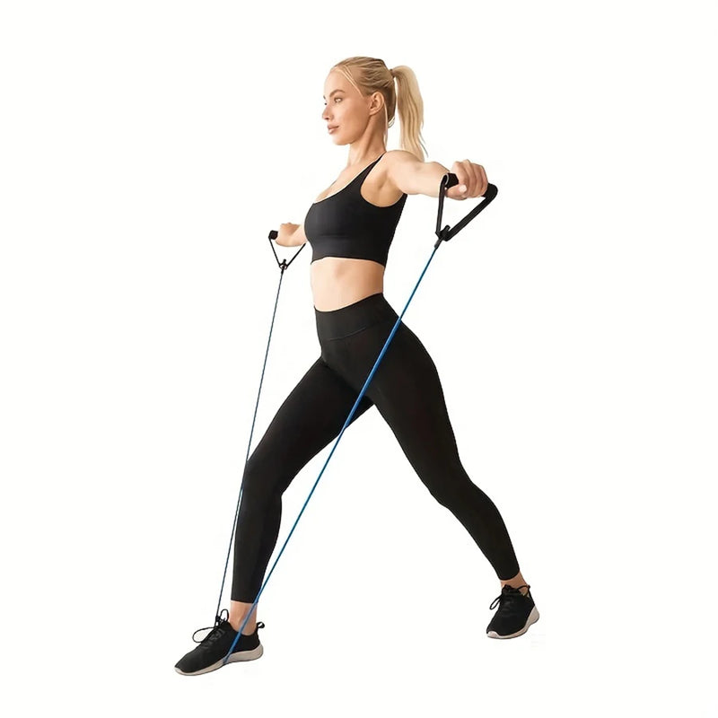 Extensor Elástico de Resistência com Pegadas