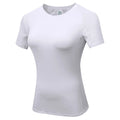 Camiseta de Compressão Feminina Manga Curta